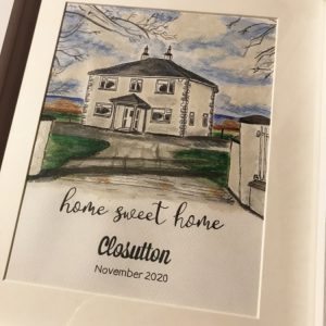 House Watercolour Portraits