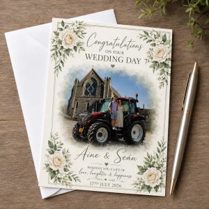 Wedding Card with Photo