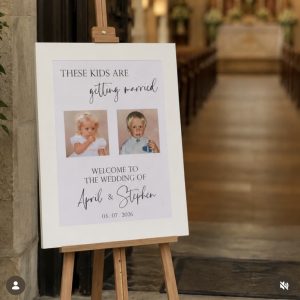 A3 Wedding Poster - These kids are getting married